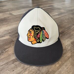 Chicago Jayhawks Flat Rimmed Hat Embroidered Team Logo - Size: 6 7/8-7 1/4